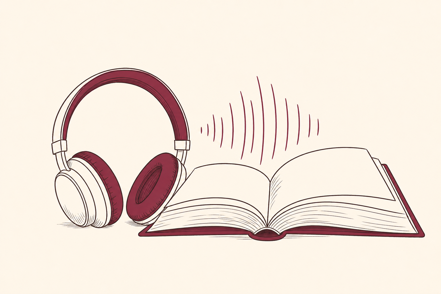 Audiobook illustration